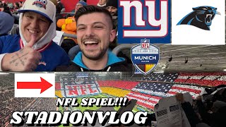 NFL in 🇩🇪|MIT KRASSER SPIELWENDUNG (eskaliert)😱🤯 |New York Giants vs. Carolina Panthers #stadionvlog