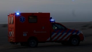 KNRM Ter Heijde en alarmploeg Reddingsbrigade Monster met spoed naar een medische noodsituatie