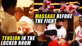 Tension in Manny Pacquiao locker room before Yordenis Ugas fight😲Plus massage Pacquiao before fight🙄
