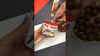 DIY Chocolate Gift Idea 😍🍫 #shorts #craft #diy #tutorial #gift #creative #crafts #artist #art
