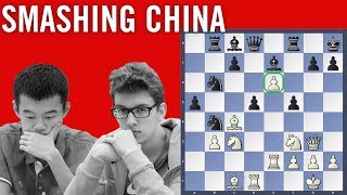 Smashing China - Ding Liren vs Duda | Chess Olympiad 2018 Batumi