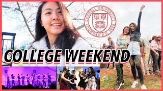 🍻College WEEKEND in my Life at Cornell University 2019 (Freshman Year Vlog) | Katie Tracy