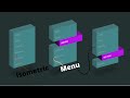 CSS Isometric Menu Hover Effects CSS 3D Menu | 3D layered hover effect