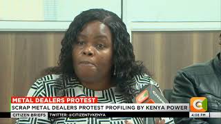 Scrap metal dealers protest profiling by Kenya Power