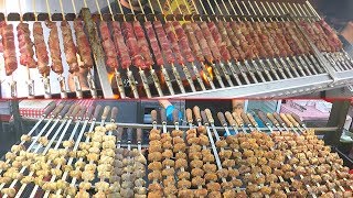 Italy Street Food CHALLENGE. Pork Skewers vs Lamb Skewers. 'Bombette' vs 'Arrosticini'