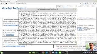 Quotes scraper in only 2 LINES OF CODE | Python + Requests & Beautiful Soup