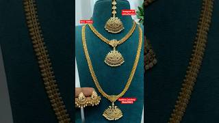 Micro gold polish premium quality combo necklace set price -1999+$#trending #tamilreels #tamilshorts