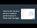 How to set up your ad and measure performance in Meta Ads Manager