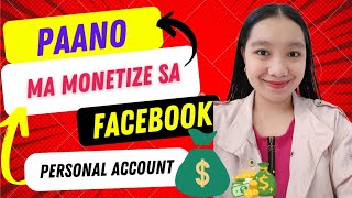 PAANO MA MONETIZE SA FACEBOOK REELS (FACEBOOK PERSONAL ACCOUNT)