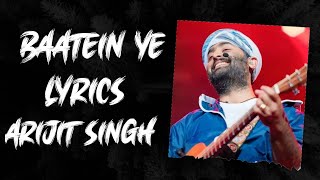 Baatein Ye Kabhi Na Full lyrics - Khamoshiyan Arijit Singh Ali Fazal, Sapna|Jeet Gannguli