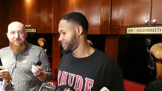 Haywood Highsmith Talks Miami Heat win over Hawks, Back in Rotation and Davion Mitchell Defense