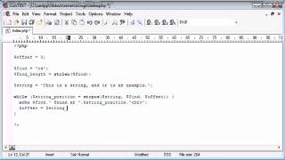 Beginner PHP Tutorial 49 String Functions String Position Part 2 YouTube