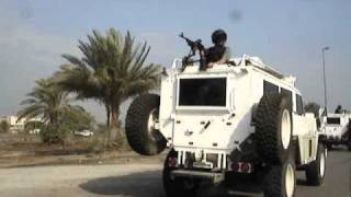 Route Irish, Baghdad, Iraq, Convoy with PSD,Armored Vehicle