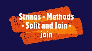PYTHON - Strings - Methods - Split and Join - join #PythonTips #viral #viralvideo