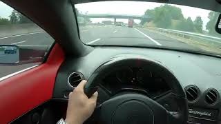 Manual Lamborghini Murcielago LP640 With Straight Pipes POV