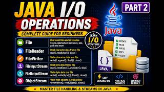 Master Java File Handling Part 2 | FileReader, FileWriter & Object Streams