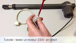 PROTECO tester un moteur en direct.