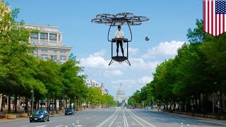 VTOL Aircraft for one: soar over traffic in a Solexa personal flying vehicle - TomoNews