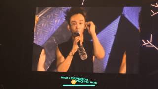 140823 CHEN – Ment + speaking (a little bit of) English!