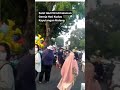 Salad Idul Fitri dihalaman Gereja Hati Kudus Kayutangan Malang