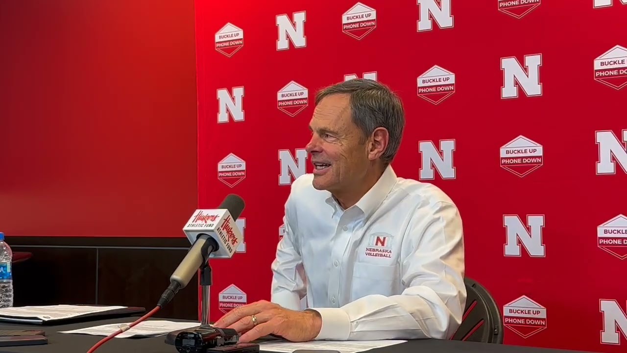 Nebraska Volleyball: John Cook Discusses Huskers Win Over Indiana - YouTube