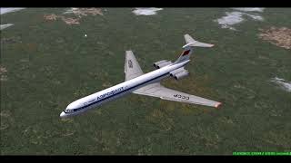 FS2004 video | Bole (HAAB) - Julius Nyerere International Airport (HTDA) | IL-62M Aeroflot