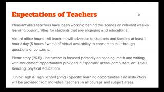 COVID-19 Learning Plan