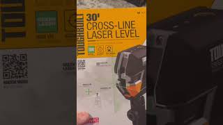 Toughbuilt 30’ cross line laser level in use. #thetiminatorthetoolman #toughbuilt #bestlaserlevel