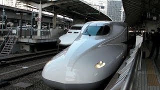 JR東海N700A　東京駅を出発（のぞみ333号新大阪行）