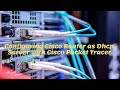 Configuring Cisco Router as DHCP Server with Cisco Packet Tracer