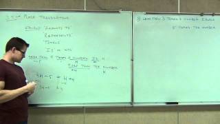 Prealgebra Lecture 3.4:  Translating Sentences Into Equations.  Intro to Word Problems