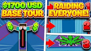 $1700 USD Base Tour!! **Raiding Everyone** | Minecraft Factions | ViciousPvP | Drought [4]