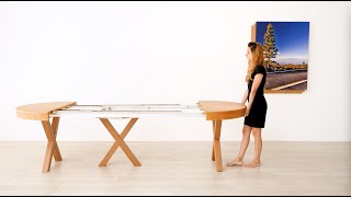 TABLE EXTENSIBLE RONDE