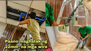 Paano maghatak ng 22mm² na mga wire | Pinoy Electrical Warrior