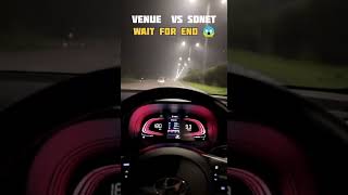 Hyundai venue vs kia sonet top speed #viral #trending #viralshort #viral 😱 #shorts