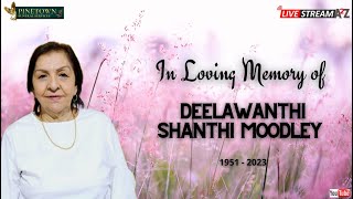 The Funeral Service of Deelawanthi Shanthi Moodley