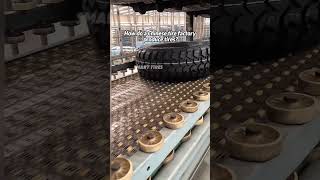 How do a Chinese tire factory produce tires？ #tire #tires #selfseal #tirechange