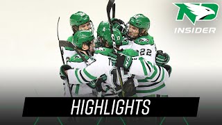 North Dakota vs. Wisconsin | Highlights | UND Hockey | 11/2/18