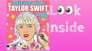 Super Fantastic Taylor Swift Coloring Book Flipthrough