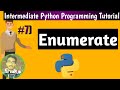 What is Enumerate in Python| Intermediate Python Programming Tutorial #07