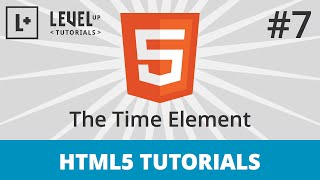 HTML5 Tutorials #7 - The Time Element