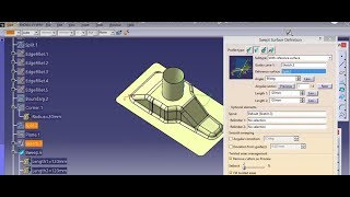 Body In White (BIW) Part Design In Catia V5_ Generative Shape Design_SWEEP IN CATIA v5