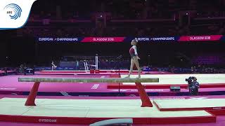 Anastasiya SAVITSKAYA (BLR) - 2018 Artistic Gymnastics Europeans, junior qualification beam