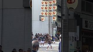 令和五年　秋田市　竿灯祭　子供頑張れ