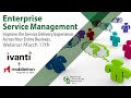 Ivanti Enterprise Service Management Webinar