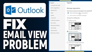 How To Fix Outlook Email View Problem (2025) Outlook Inbox View Suddenly Change Problem Solved!