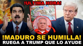 MADURO Y DIOSDADO DE RODILLAS ANTE TRUMP Y LE RUEGAN QUE QUITE LAS SANCIONES!