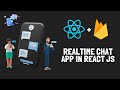 Realtime Chat Application In React Js With Firebase | Chat App Using React Js