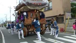 大麻神社例大祭2013　麻生の山車曳き祭り　初日　玄通組　山車曳き　00005