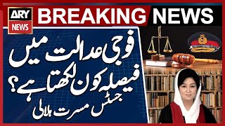 Justice Musarrat Hilali Asks for Clear Explanation | Military Courts Case